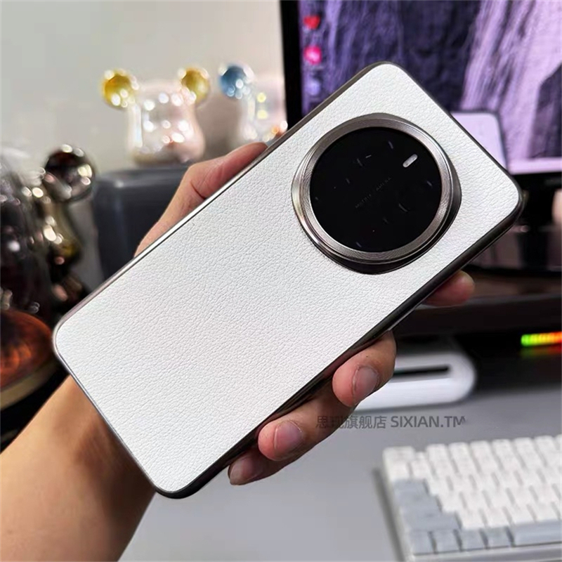 Coque pour Honor Magic 7 Pro, en Nylon tissé, cuir mat, housse respectueuse de la peau pour Magic7 Pro 5G, coque de luxe antichoc: Ivoire