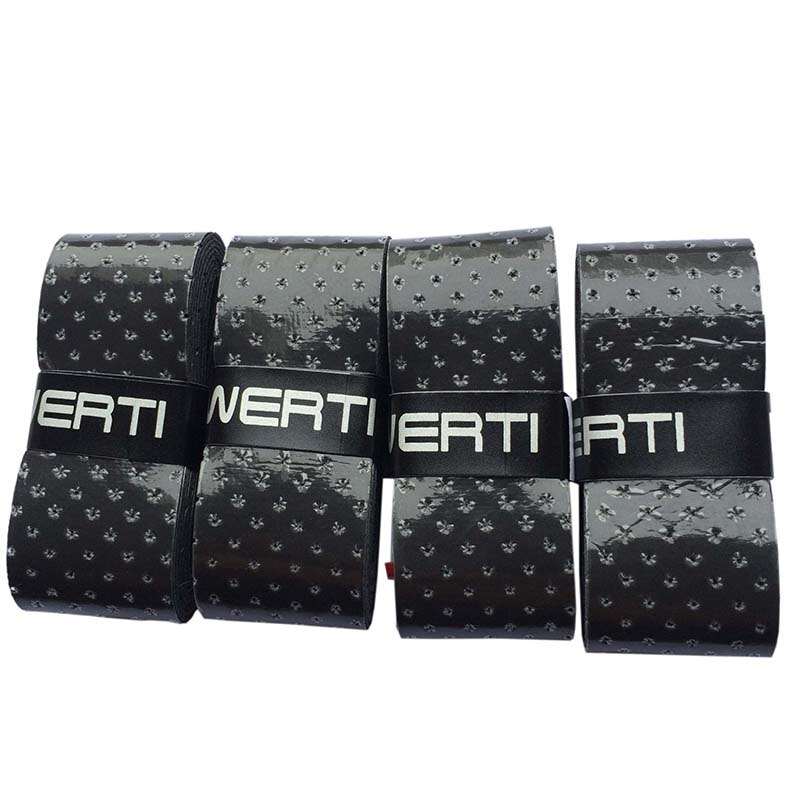 POWERTI 10pcs/lot Tennis Overgrip Stick Perforated Sweatband Sweat Viscosity Badminton Racket Breathable Grip