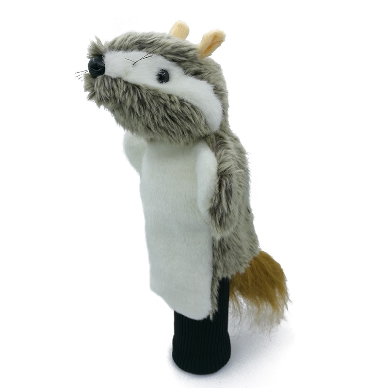 Plysch Golf Fairway Woods Headcover Hybrid Golf Head Cover Djur Maskot Rolig Sport Utrustning