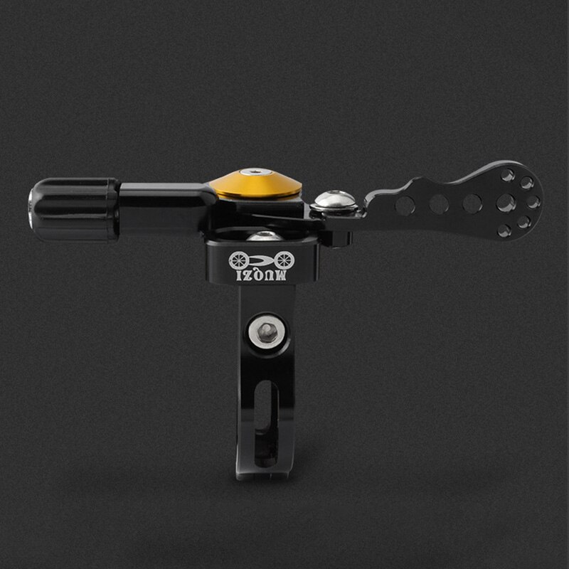 MUQZI MTB tija de sillín cuentagotas remoto palanca ajustable cambio 22,2 MM para MTB bicicleta de carretera negro: Default Title