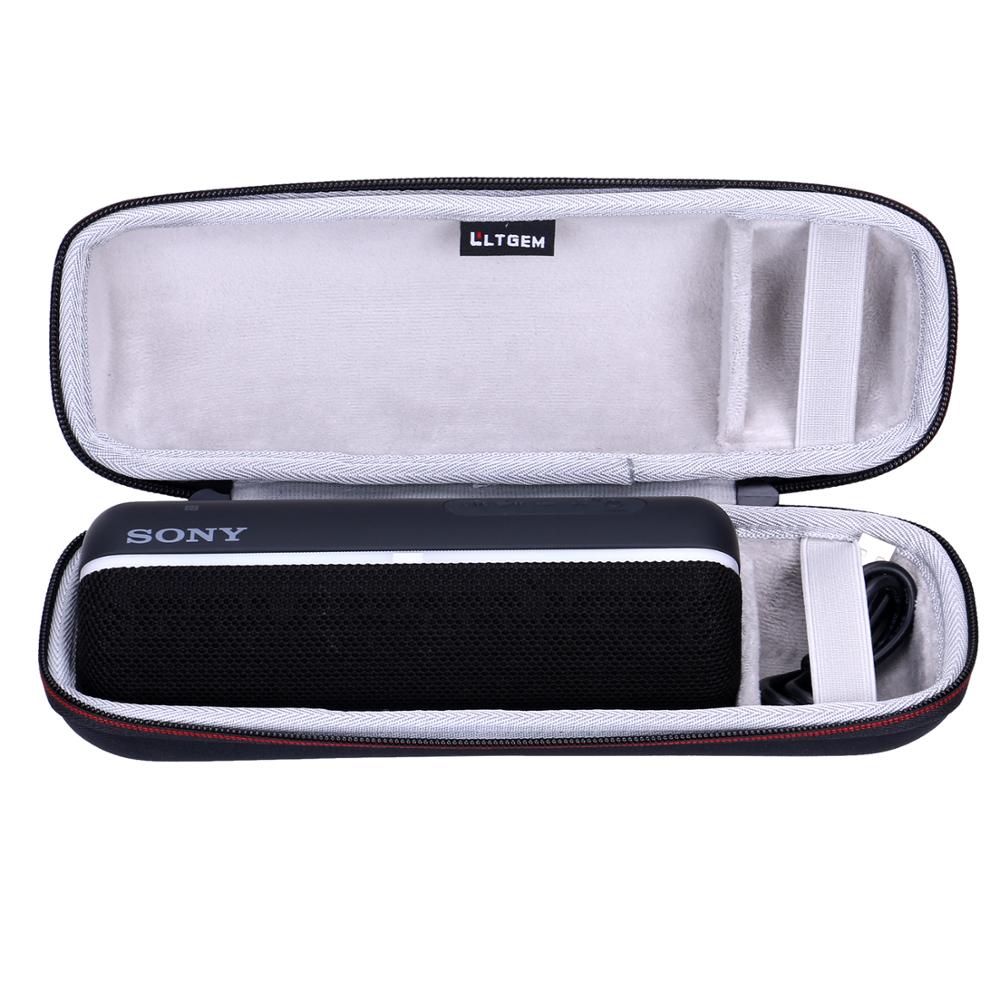 Ltgem vattentätt eva hårt fodral för sony srs -xb22 extra bas bärbar bluetooth-högtalare
