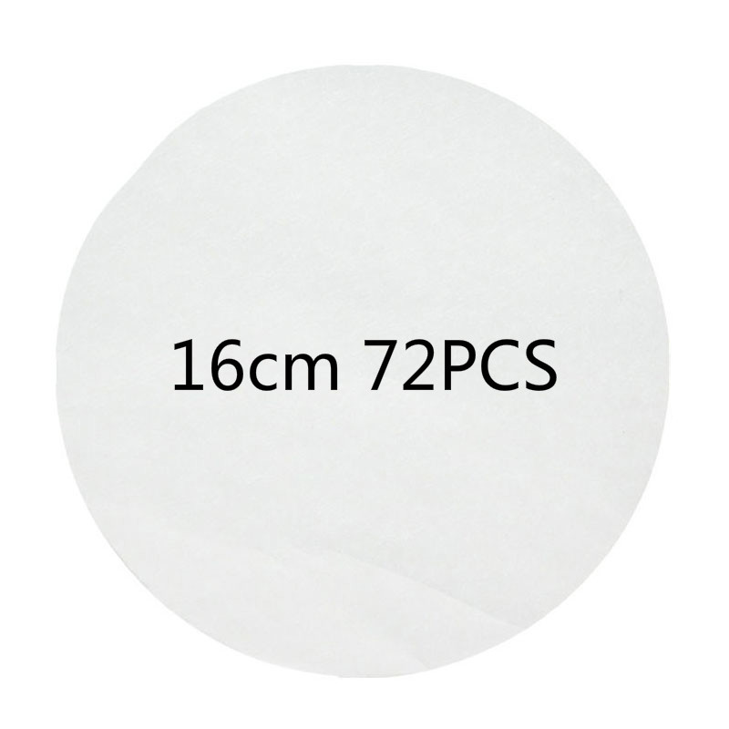 Reusable Non Stick Baking Paper Oil Paper for Burger Press Pizza BBQ Patty Maker Cookie Oven Baking Mat Kitchen Accessories: 16cm 72PCS