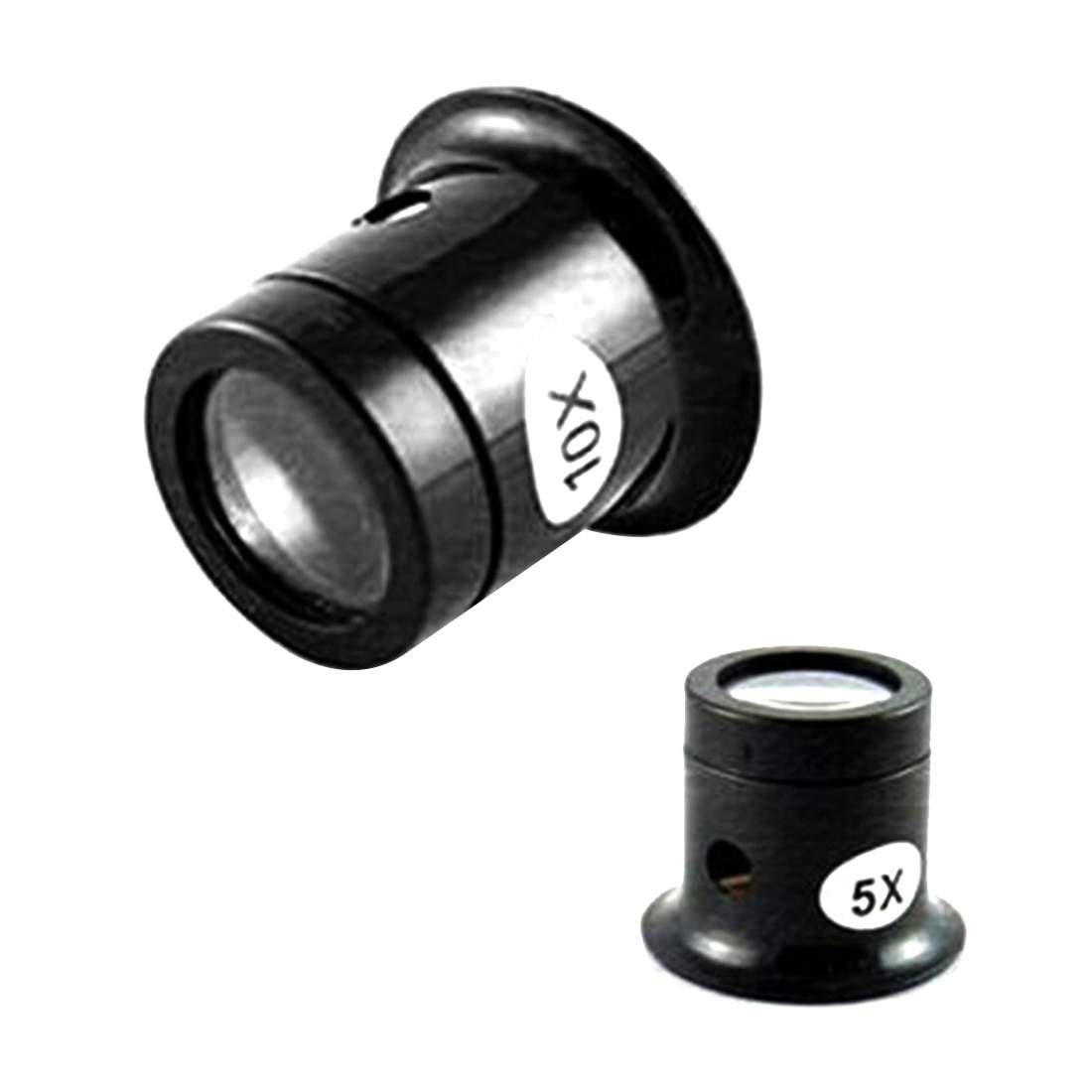 Joyero lupa de reloj herramienta 10X/5X lupa Monocular lupa lente lupa de ojo Len Kit de reparación herramienta