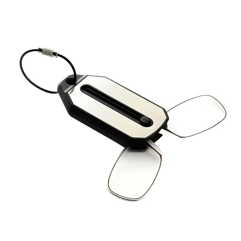 Neus Clip-on Leesbril Opvouwbare Pootloze Ultralight Sleutelhanger Bril Mannen Vrouwen Mini Draagbare Verziend Bril +1.0 tot +3.0