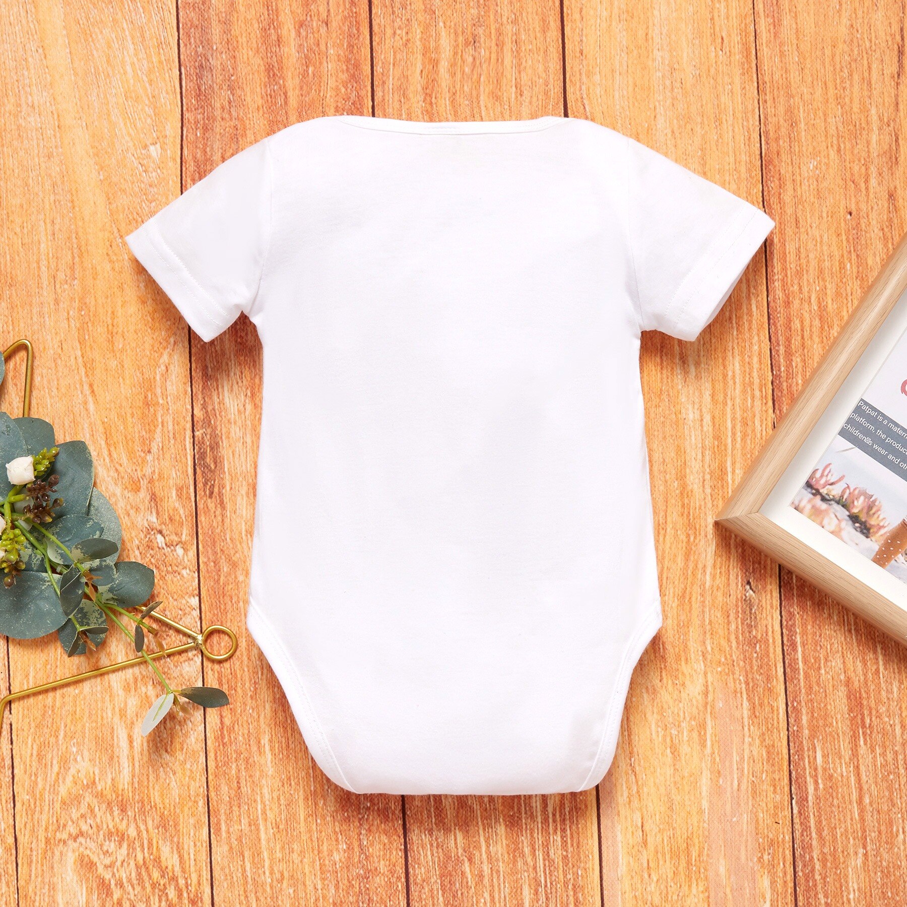 Baby Meisje Jongen Romper Kleding Brief Afdrukken Korte Mouwen Zomer Baby Bodysuit Jumpsuit