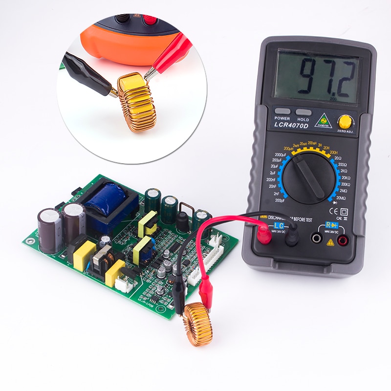 Professionele Digitale Capacimeter Multimeter Esr Lcr Meter Condensator Capaciteit Tester Inductie Meter Lcd Backlight