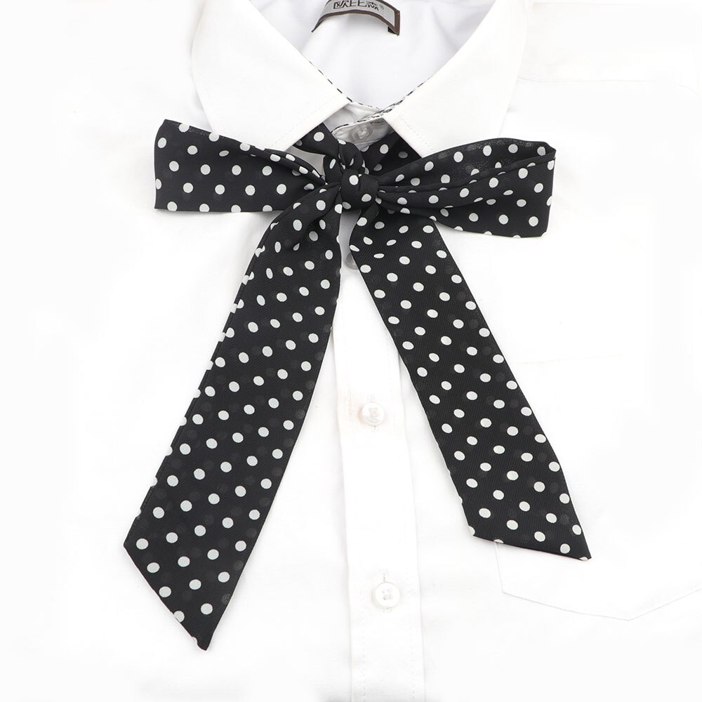 ¡Oferta! 1 lazo de seda para mujeres y niñas, lazos de gasa Lithe, lazos de mariposa a rayas, corbata Vintage, accesorios para el cuello: 5