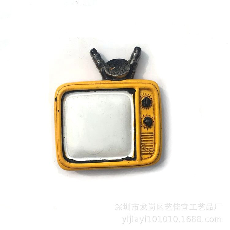 Chinese Style Vintage Fridge Magnets Antique TV Motor Movie Projector 3D Refrigerator Home Kitchen Decoration Tourist Souvenirs: 2