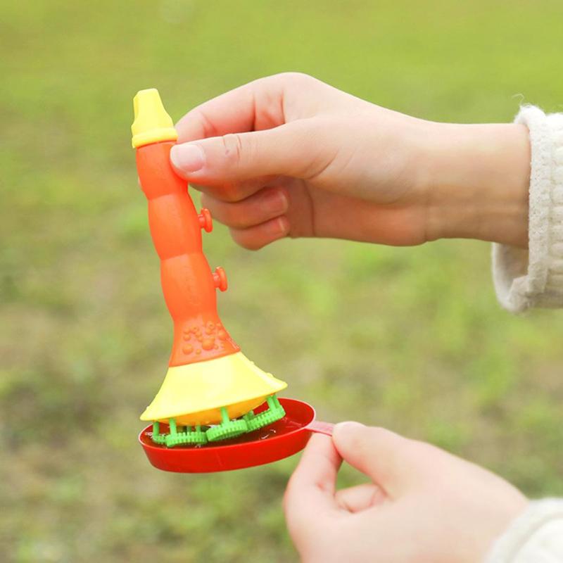 Seife Blasen blasiert Horn Keine Liquild Konzentrat Stock Tablett freundlicher Spielzeug Bausätze Neue Kreative polyporous Hochzeit blasiert Maschine Requisiten