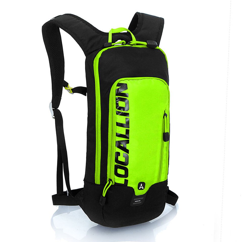 6L Cycling Backpack Reflective Nylon Waterproof small Drybag Hiking City Walk Couples Unisex Travel Trail running water rucksack: Green