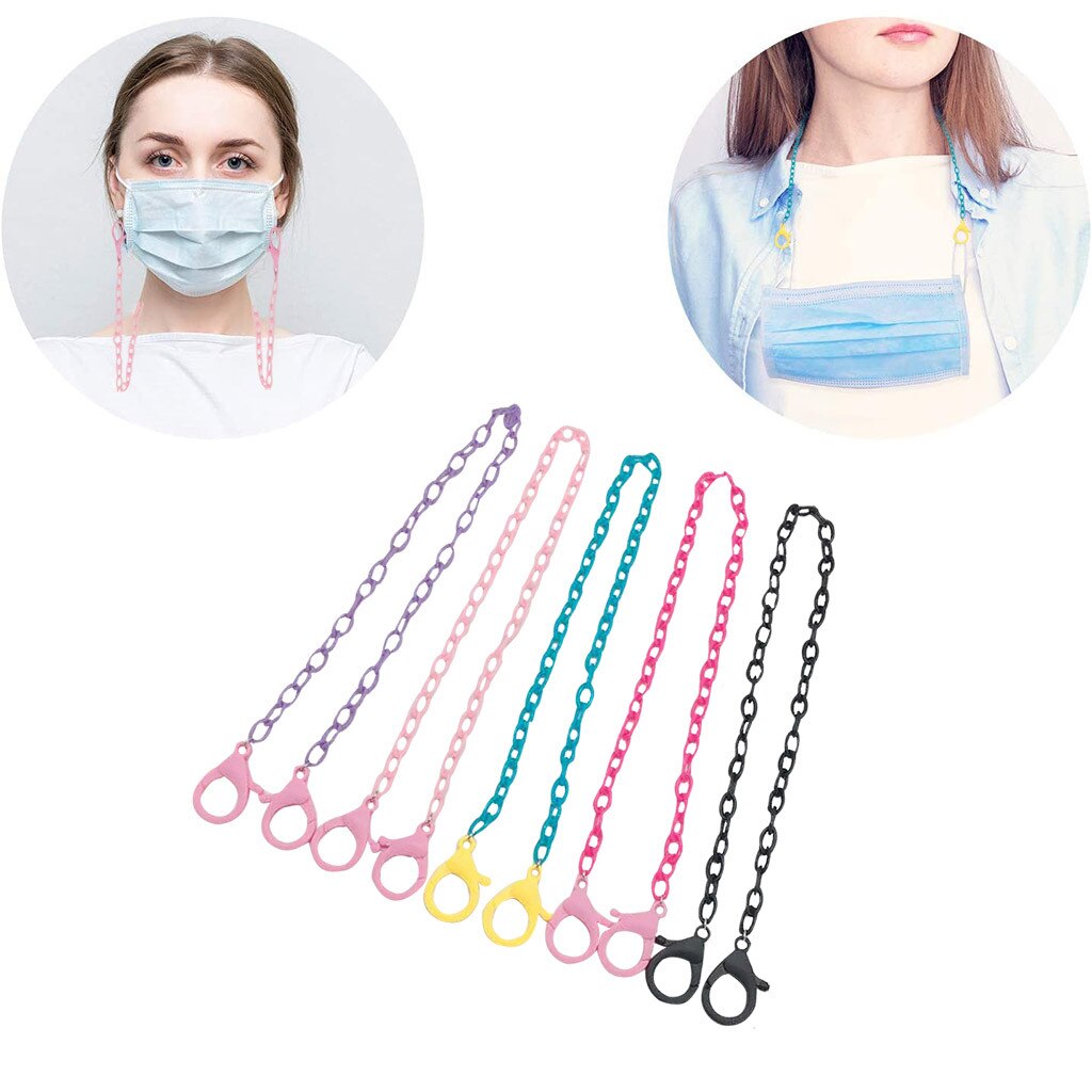 Gezichtsmasker Lanyard Handy & Handig Veiligheid Masker Rest & Houder Touw Opknoping Chain Hals Opknoping Sujeta Mascarillas Salvaorejas