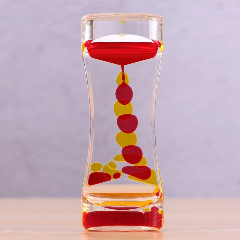 Temporizador de movimiento líquido para juguetes sensoriales calmantes temporizador de movimiento líquido para decoración de escritorio, de novedad, BV789