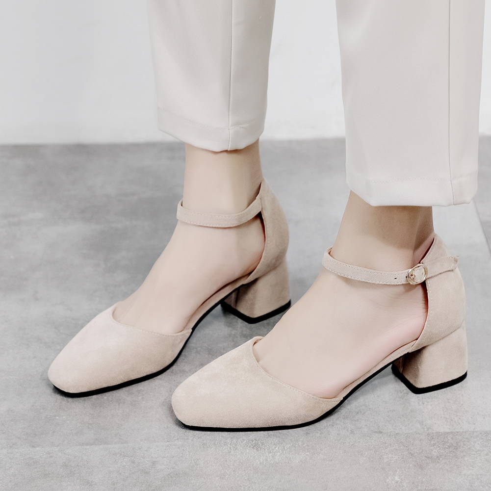 KARINLUNA Big Size 32-43 Ladies Casual Party Ol Sandals Med Chunky Heels Sandals Women Summer Shoes Woman
