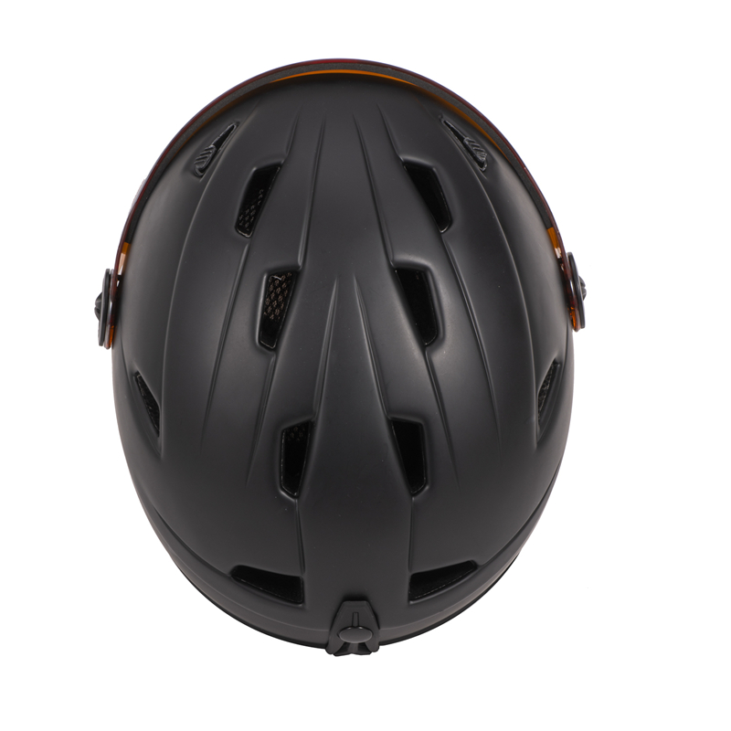Outdoor Ski Helm Mit Goggle Integral geformten Halb-abgedeckt CE Zertifizierung Sport Brille Ski Helm Snowboard Helm