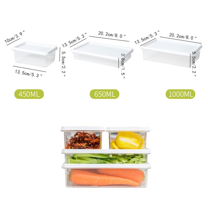 Food Organizer Home Plastic Food Storage Box Grain Container Kitchen Organizer Kitchen Organizer Food Snack Vegetables Organizer