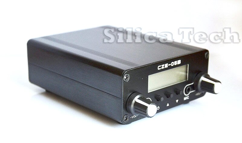 CZERF FM transmitter 0.1W/ 0.5W CZE-05B stereo pll radio broadcast Metal Ant PS Kit