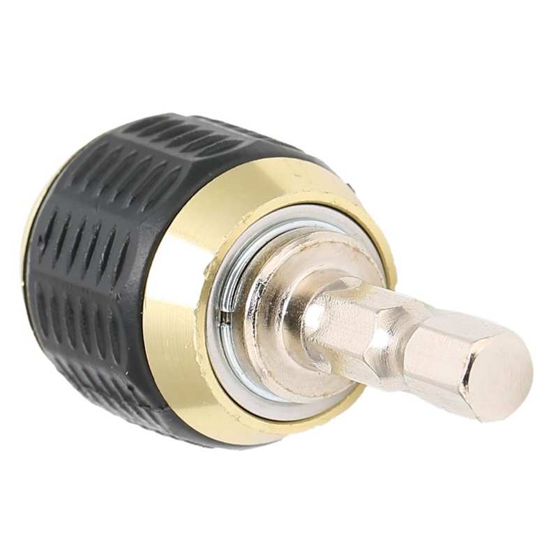 Drill Chuck Hex 1/4in Mini Electronic Drill Chuck Metal Screwdriver Adapter Accessory Tool