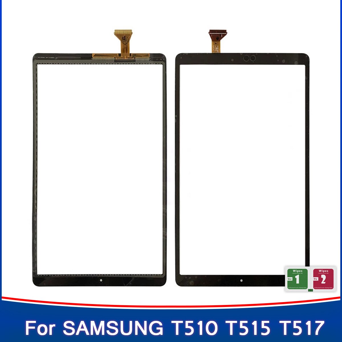 10.1 &#39;&#39 Touch Voor Samsung Galaxy Tab Een 10.1 T510 T515 T517 SM-T510 Touch Screen Digitizer Voor Glas panel Vervangend