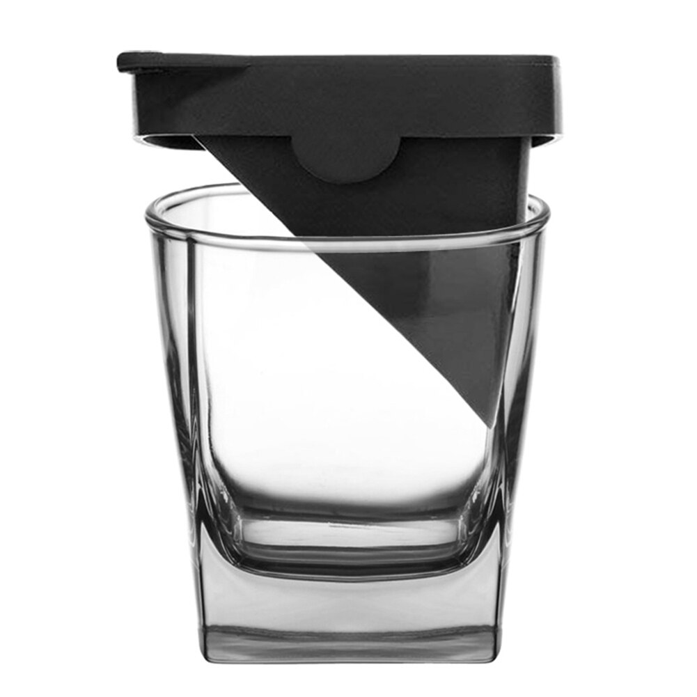 Verre à whisky glacé Vodka vin spiritueux | Verre de verre Iceberg avec moule à glace en Silicone, deux pièces