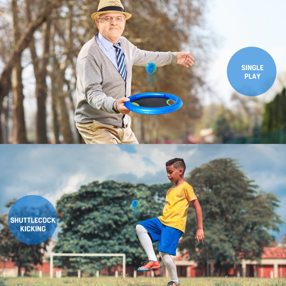 Interessant flyvende disk super disc bounce spil sæt til småbørn, der leger