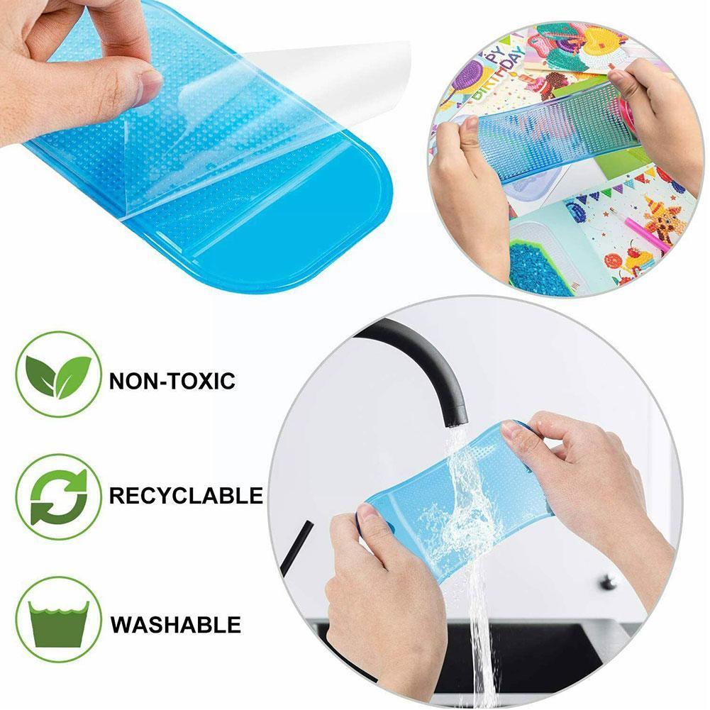 Tapis collant pour peinture diamant 5D, 3 pièces/ensemble, support de plateau, idée pour support de plateau, accessoires de broderie