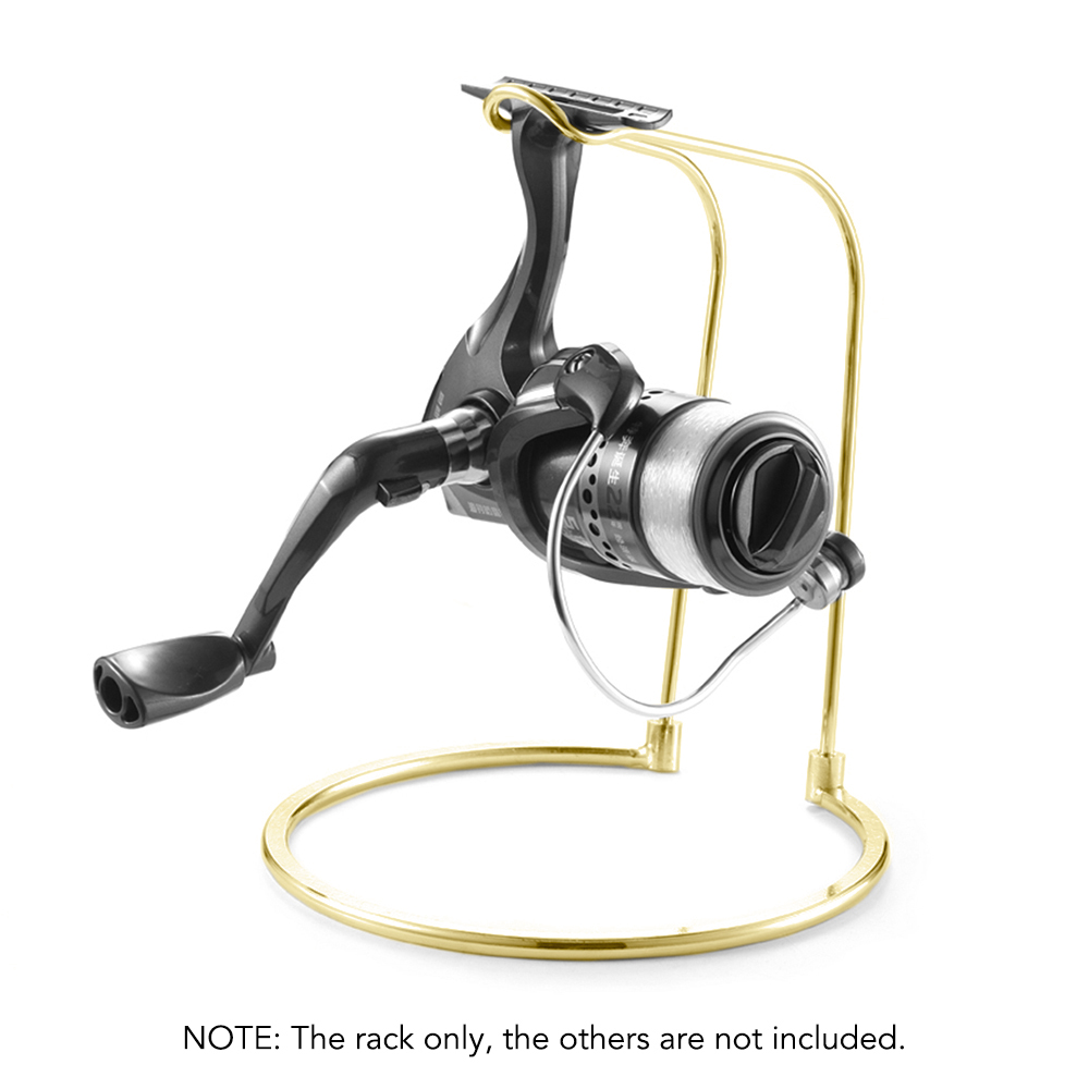Newest Stainless Steel Fishing Reel Display Stand Support Spinning Reel Rack Fishing Gear Stand Shelf Fishing Accessories