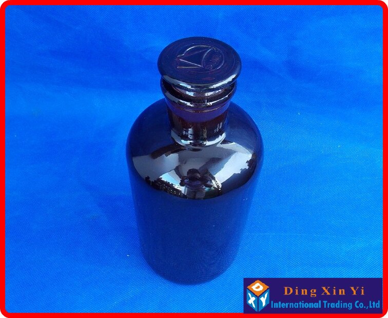 1000ml Narrow mouth Amber Laboratory Bottle with ground-in glass stopper,1000ml Narrow mouth reagent bottle