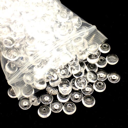 20g bricolage moelleux Slime argile Anti Stress jouet Fishbowl perles en plastique acrylique Vase poisson bol remplisseur jouets artisanat partie approvisionnement: Transparent 20g