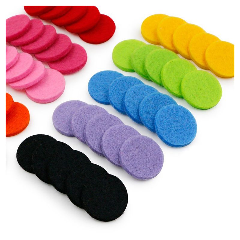 30mm vervangende navulpads ((60 stuks) voor etherische olie diffuser ketting voor 30mm aroma roestvrijstalen medaillonhangers