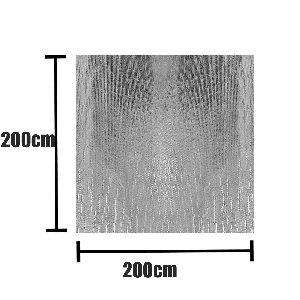 Rectangle/Round Swimming Pool Cover Garden Outdoor Paddling Family Pools Waterproof Rainproof Dust Cover Swimming Pool Accessory: 200x200CM 