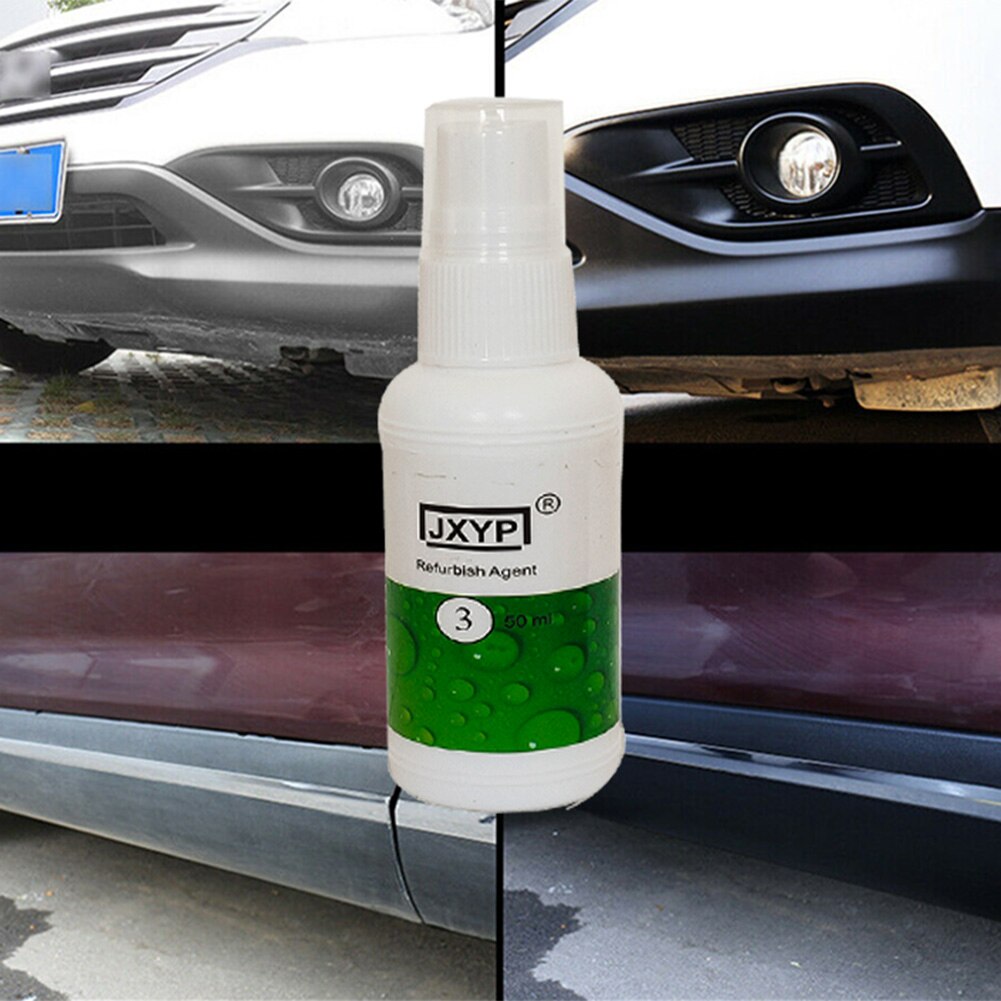 50mL Auto Plastic Parts Retreading Agent Wax Automotive Interior Auto and Plastic Renovated Coating Paste Maintenance Agent