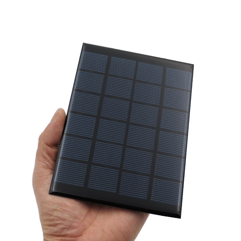 6v 333ma 2 watt 2w polypanel solcelle standard epoxy monokrystallinsk silicium gør-det-selv batteri strømopladningsmodul mini solcelle legetøj