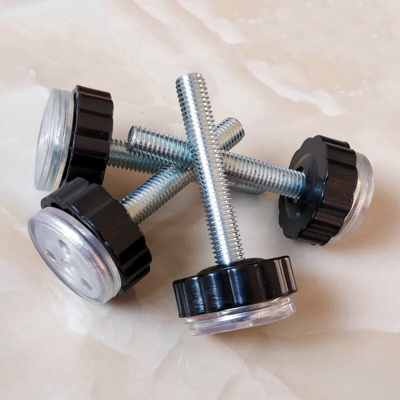 Boulon à vis écrou d&#39;escalier clôture pour animaux de compagnie bébé barre de porte robuste installer pièces d&#39;outils de sécurité domestique 4 pièces/paquet: Black