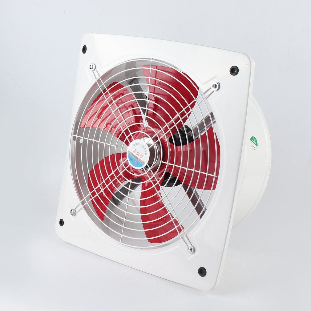 Industrial Ventilation Extractor Metal Axial Exhaust Commercial Air Blower Fan Low Noise Stable Running