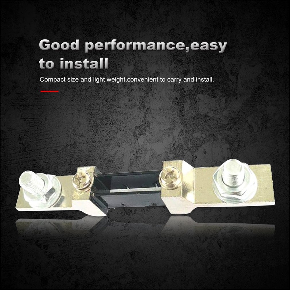 FL-2 50A/100A/200A 75MV DC Current Shunt Resistor Panel For Digital Amp Meter Ammeter Class 0.5 Current Shunt Resistor