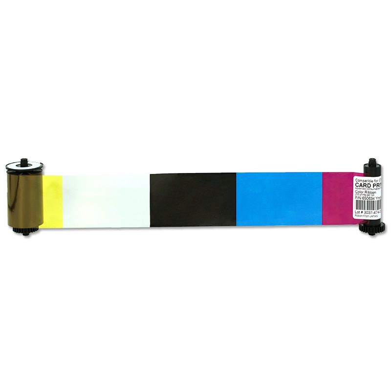 Printer 250 prints 650634 YMCKO Ribbon For IDP Smart 30S 50S 50D 50L Printer Compatible Card Printer Ribbon