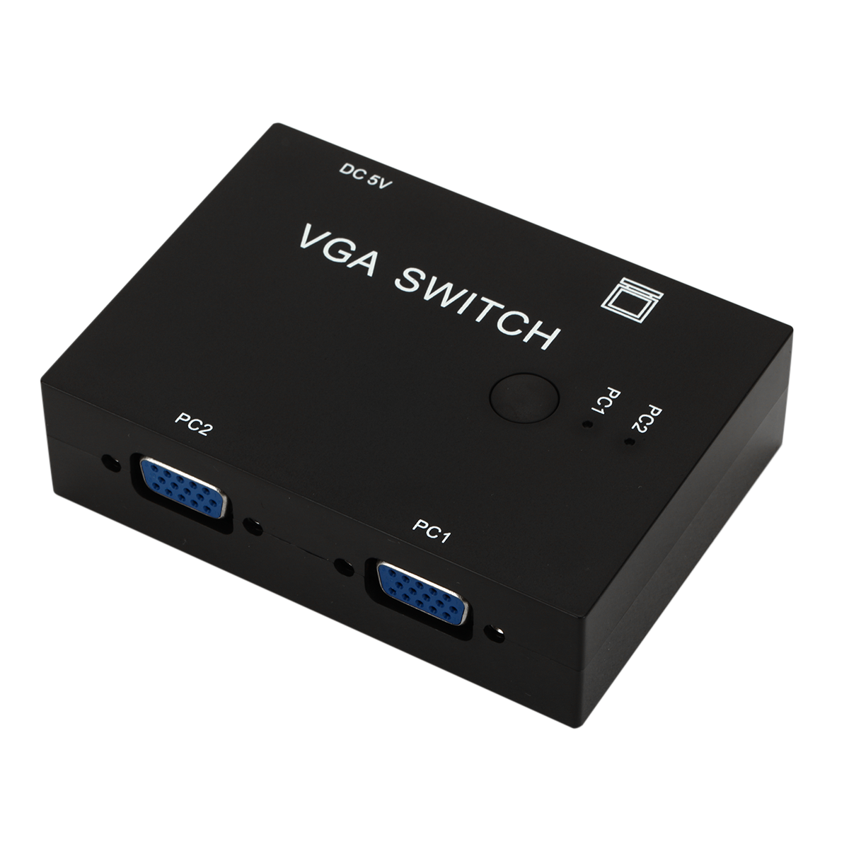 vga 2 in 1 out switcher vga 2 port switch box for consoles set-top boxes notebooks projectors computers 2 hosts share 1 display