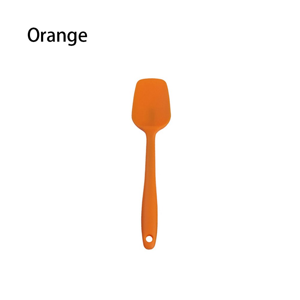 1 unidad de espátula de cuchara de silicio resistente al calor, utensilios de cocina para horno, utensilio, mango, espátula, agitador, cuchara de mezcla, utensilios de cocina