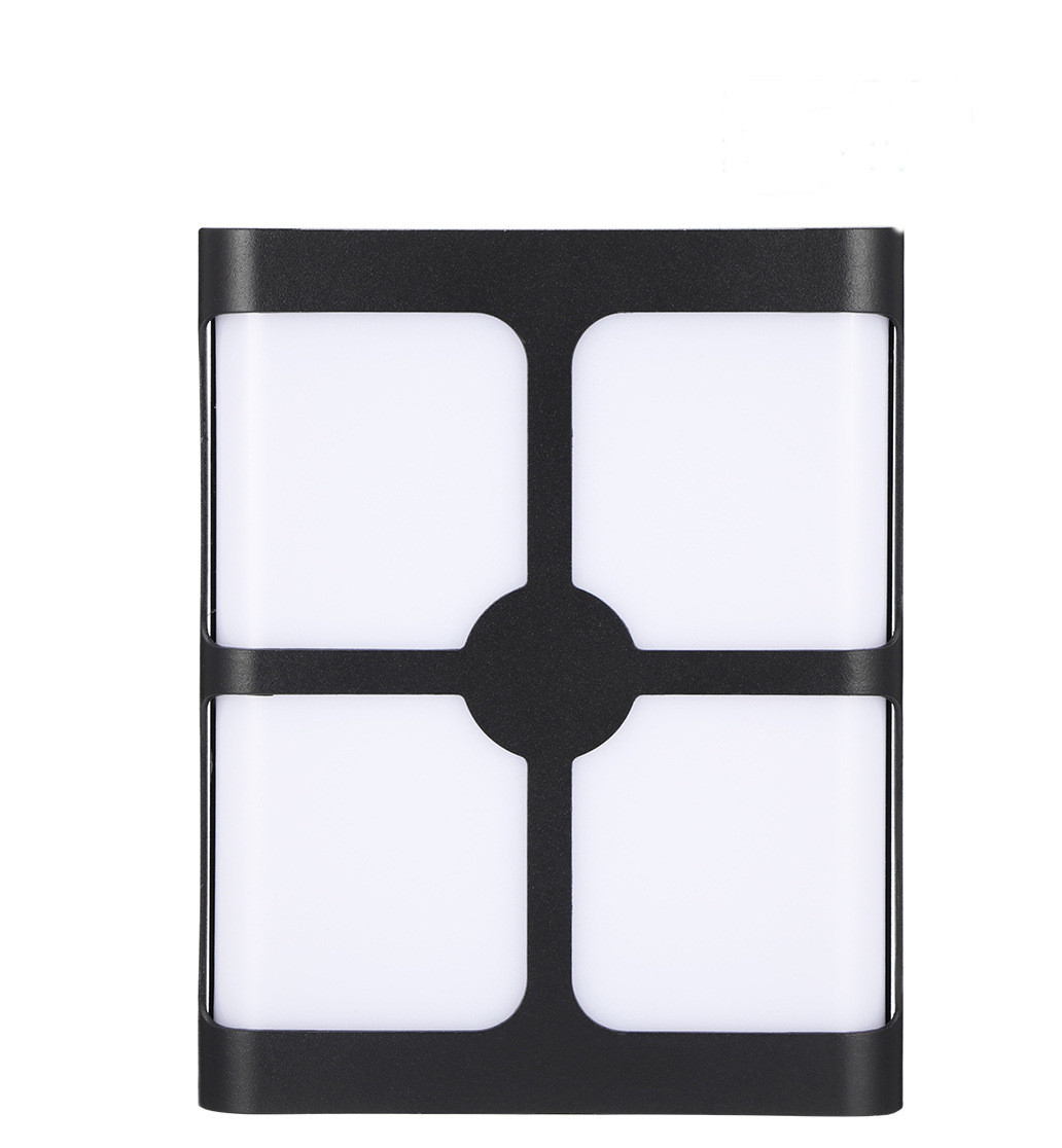 Led utendørs vegglamper  ip65 vanntett moderne utendørs hage balkonglys gårdsplass utvendig vegglampe armaturer vegglampe  ac220v: Kald hvit / 0-5w
