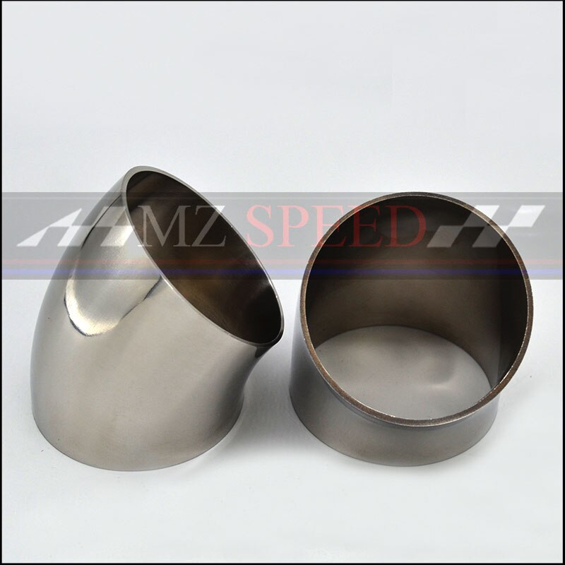 Car Accessories Automobile exhaust pipe muffler turns into stainless steel elbow 45 degree Angle pipe to reduce diameter
