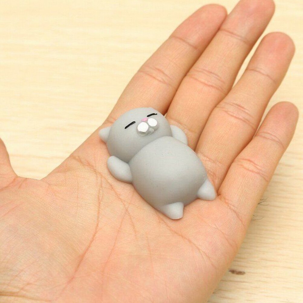Mochi-gato blando para apretar, juguetes para niños y adultos, Kawaii, para aliviar el estrés, funda de teléfono, correas,