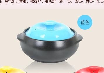 Mini Casserole pour bébé, résistant à la chaleur, brûlure à sec, complémentaire, style coréen, santé, ustensiles de cuisine, marmite à ragoût: Blue