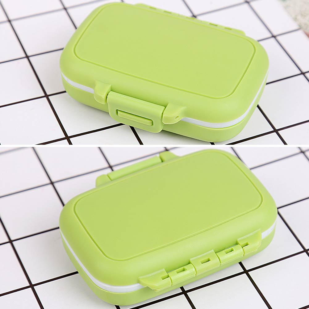 Pill Case Storage Box 3 Compartment Travel Portable Vitamin Divider Medicine Organizer Container P9