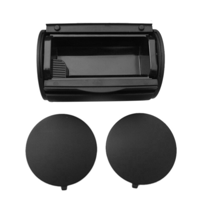 Zwart Achter Asbak Bin Ash Tray + Side Caps Voor Vw Bora Jetta Golf 4 Mk4 1J0 857 962H + 1J0 863 359E: Default Title