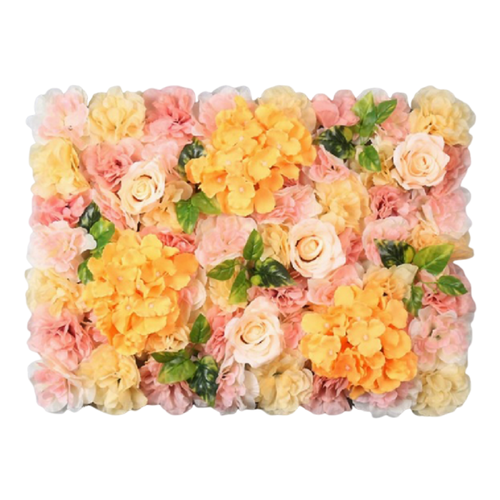 Handgemaakte Kunstbloemen Wandpanelen Realistisch 60x40cm Rozen Bruiloft Achtergrond Romantisch Duurzaam Zijden Rozen Bloemenwand: Rood