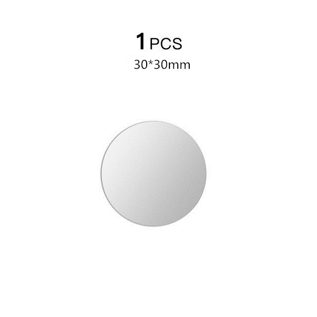 1/3/5PCS Metalowa płytka Naklejka dysk żelazny arkusz do magnesu Uchwyt na telefon komórkowy do magnetycznych uchwytów na telefon samochodowy Nie magnes: Black