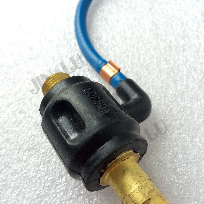 Tig brænder konverteringsstik 35-50mm m10 m16 x 1.5mm adapter dinse stik til  wp17/18/26