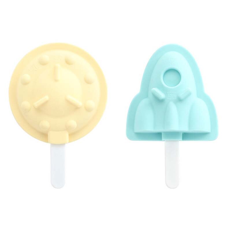 Molde de helado de silicona para el hogar, base para el hogar, modelo de helado, molde para paletas de fruta: 7