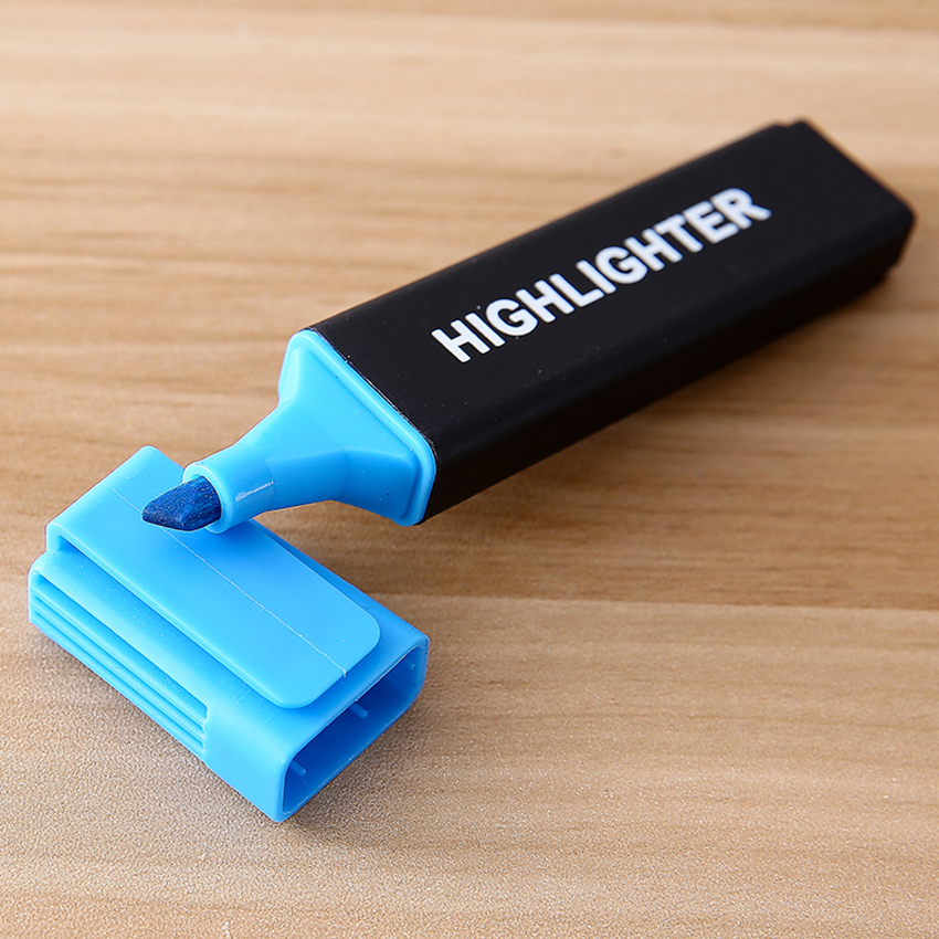 Mazaki fluorescencyjne kolorowy znacznik tekst separator niewidzialny atrament szkoła papiernicze biurowe