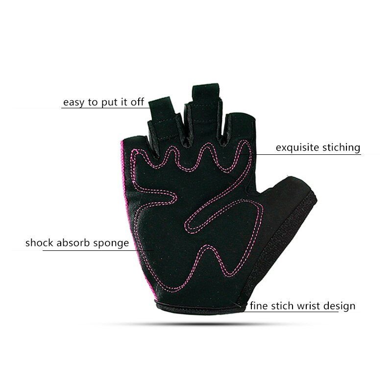 Guantes de levantamiento de pesas para gimnasio, guantes de entrenamiento deportivo para culturismo y Fitness
